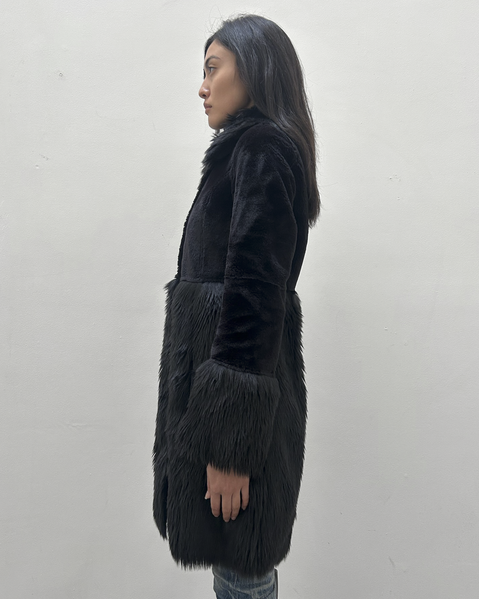 Patrizia Pepe Faux Fur Coat