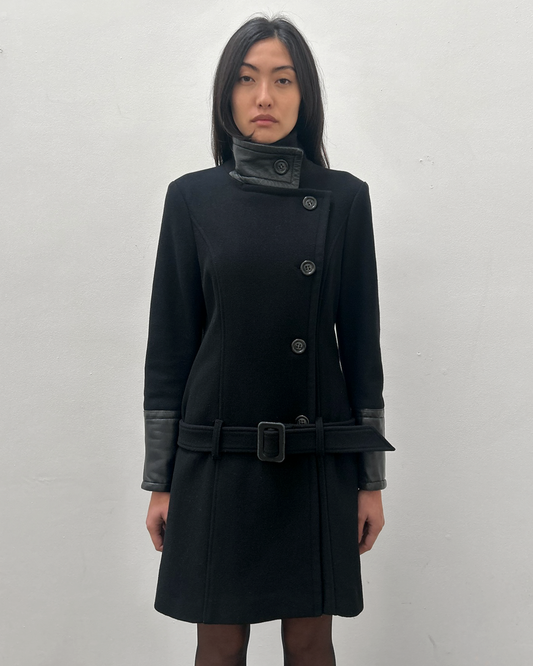 Pinko Wool Belted Coat