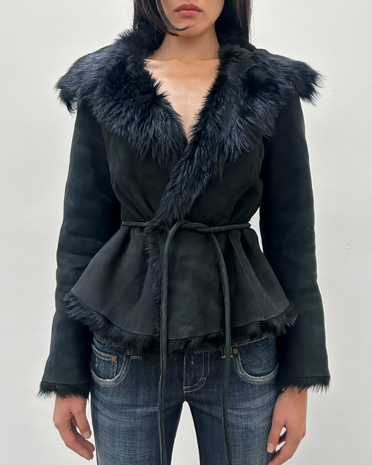 Novespazio Shearling Fur Coat