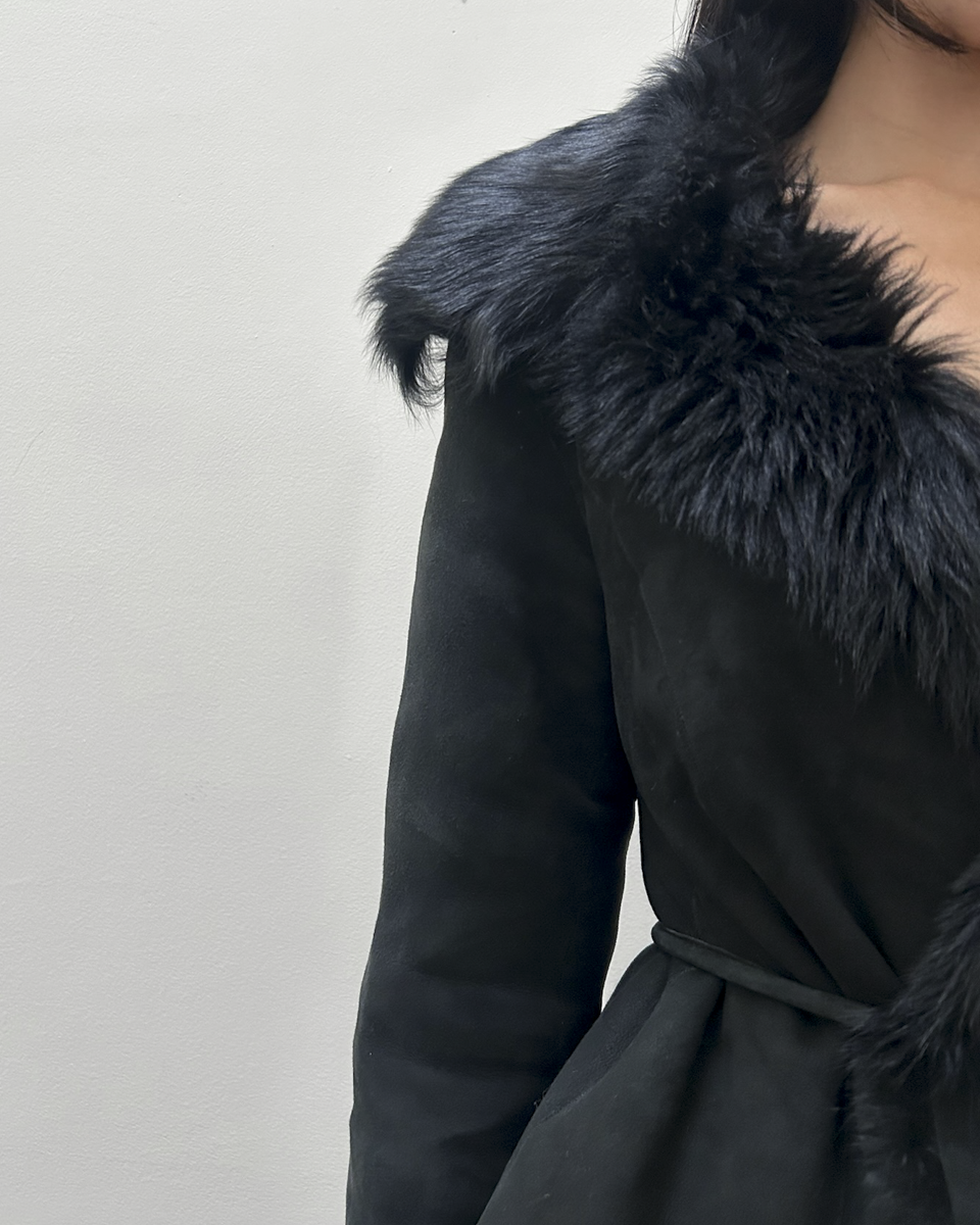 Novespazio Shearling Fur Coat