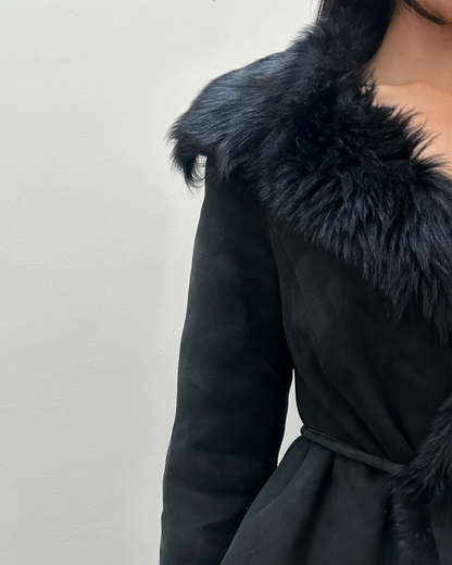 Novespazio Shearling Fur Coat
