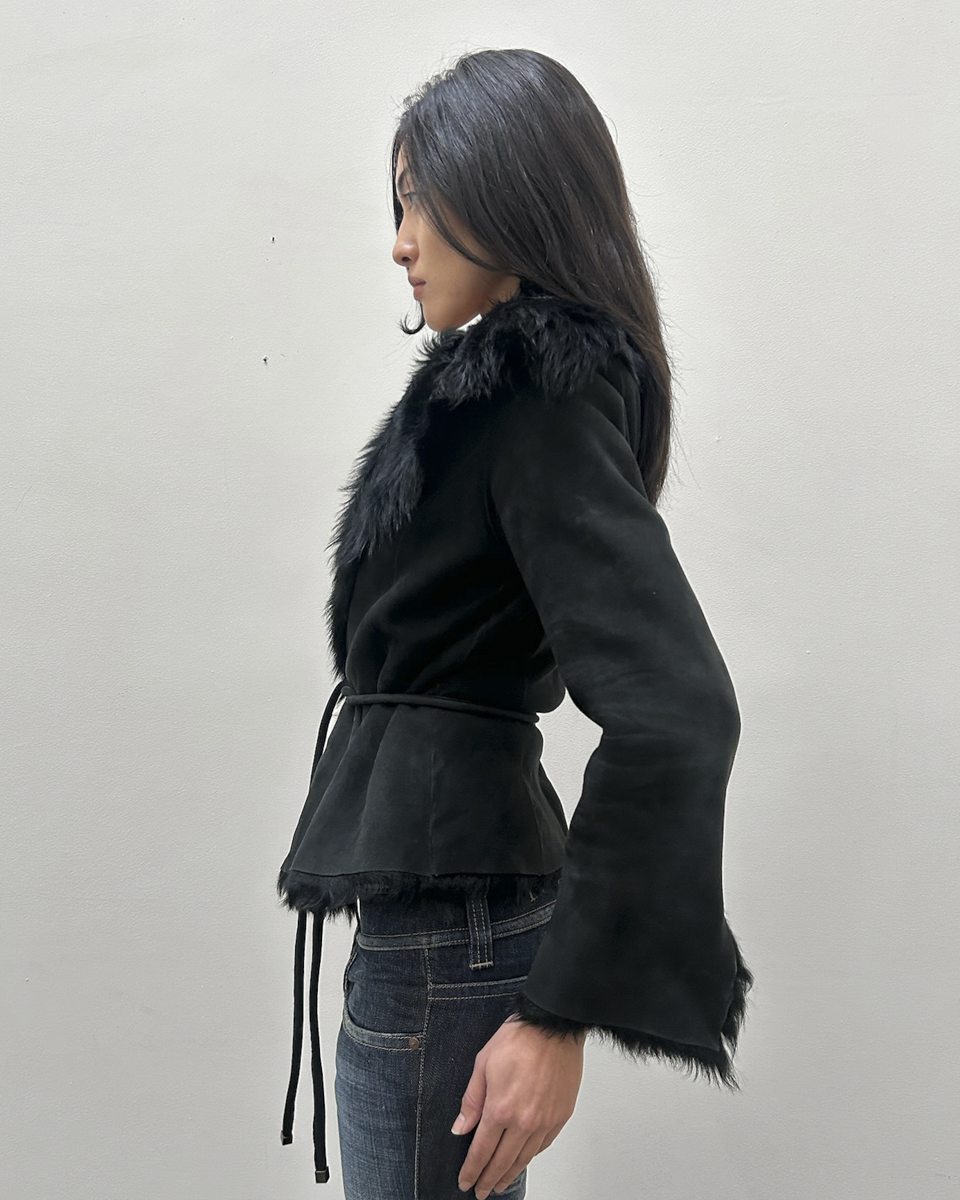 Novespazio Shearling Fur Coat