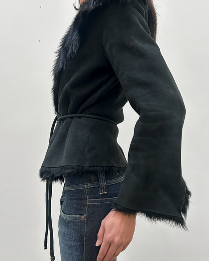 Novespazio Shearling Fur Coat