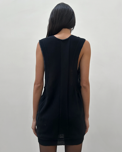 Y's Yohji Yamamoto Knit Plunge Neck Tunic