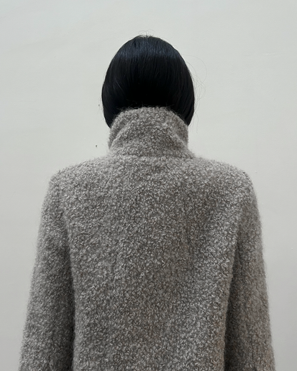 Patrizia Pepe Ruffle Sleeve Wool Jacket
