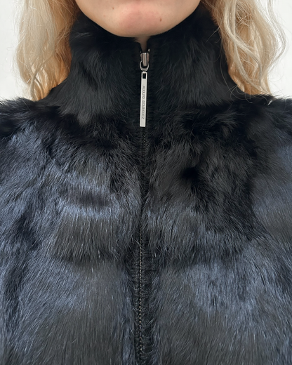 Adolfo Dominguez Rabbit Fur Jacket