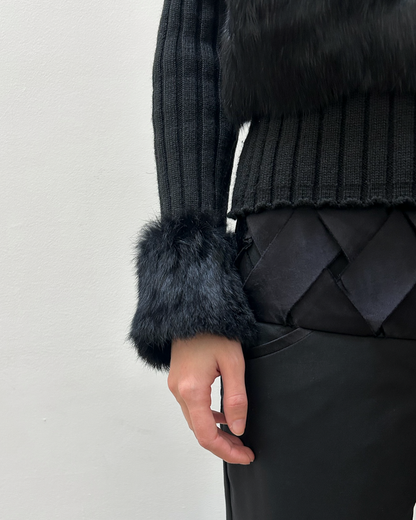 Adolfo Dominguez Rabbit Fur Jacket