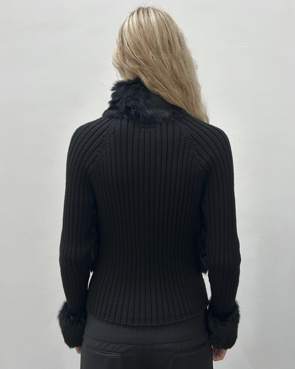 Adolfo Dominguez Rabbit Fur Jacket