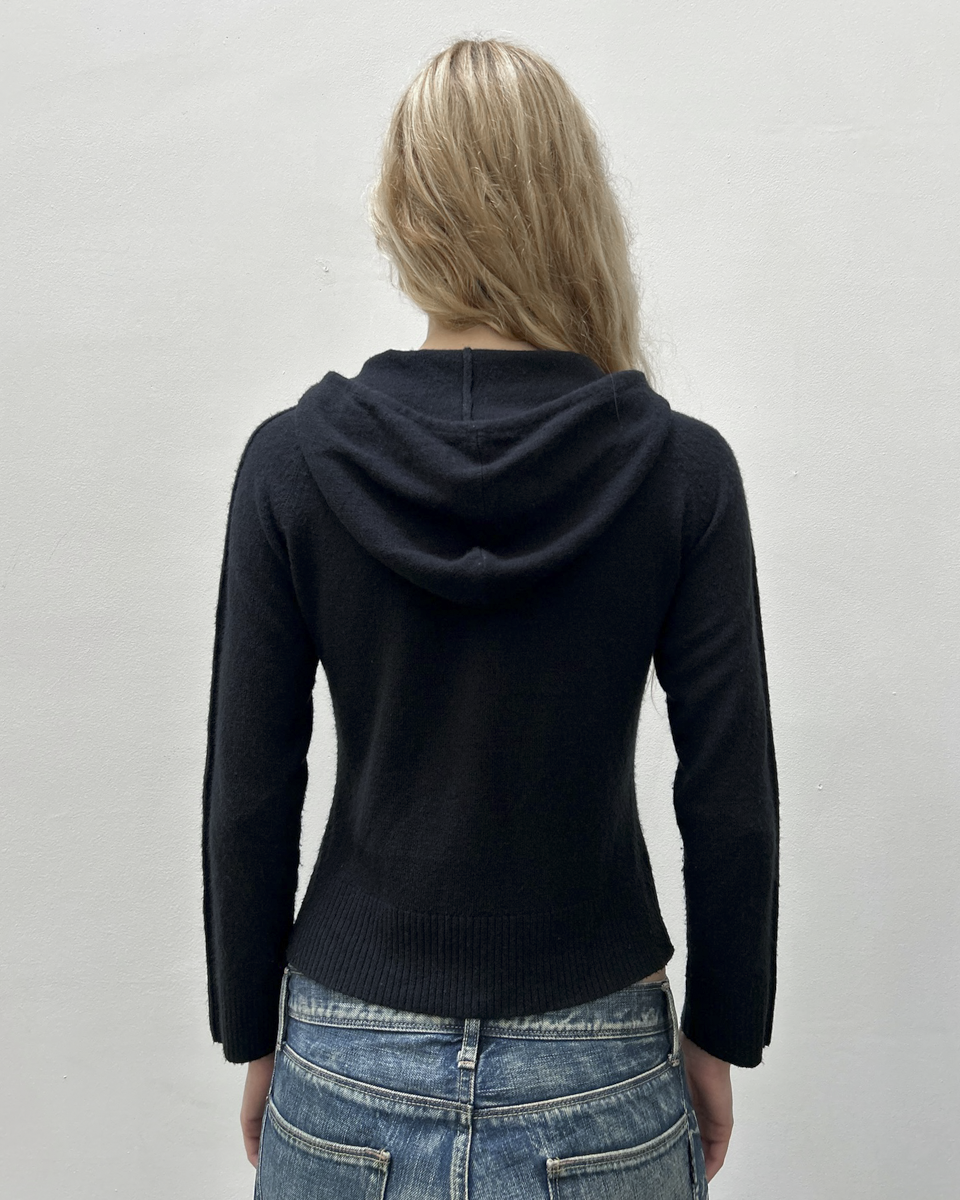 Morgan de Toi Double Zip Hooded Knit