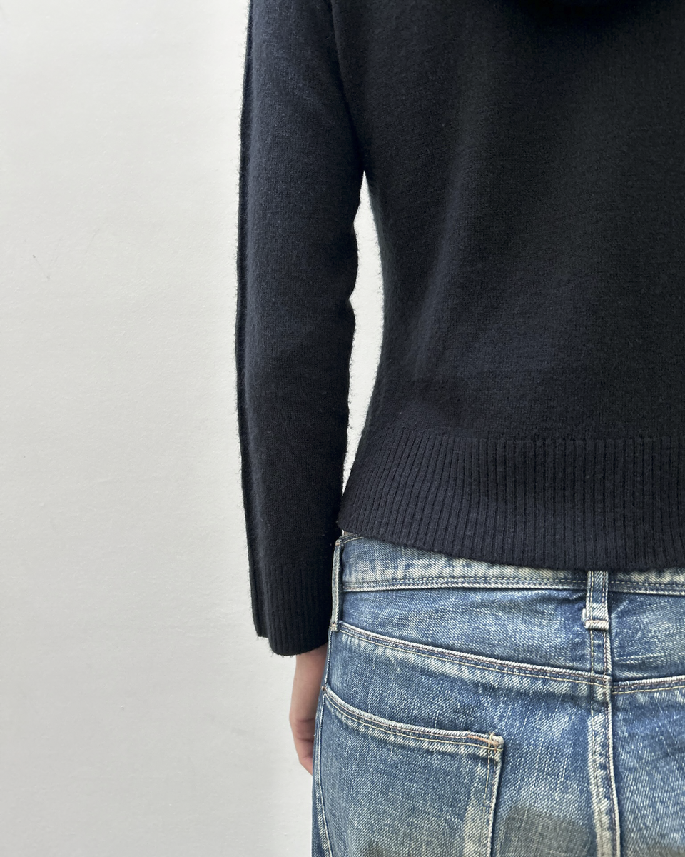 Morgan de Toi Double Zip Hooded Knit