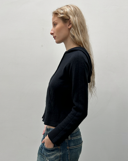 Morgan de Toi Double Zip Hooded Knit