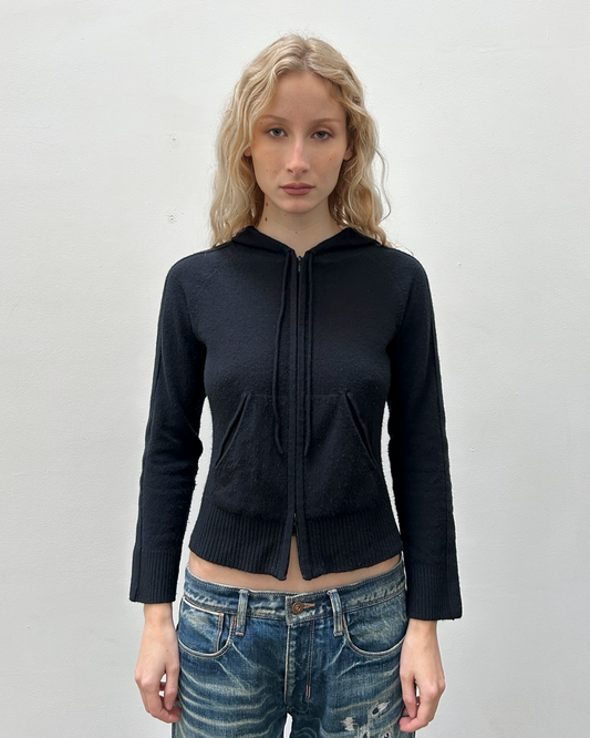 Morgan de Toi Double Zip Hooded Knit