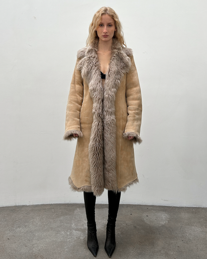 Strenesse Shearling Coat