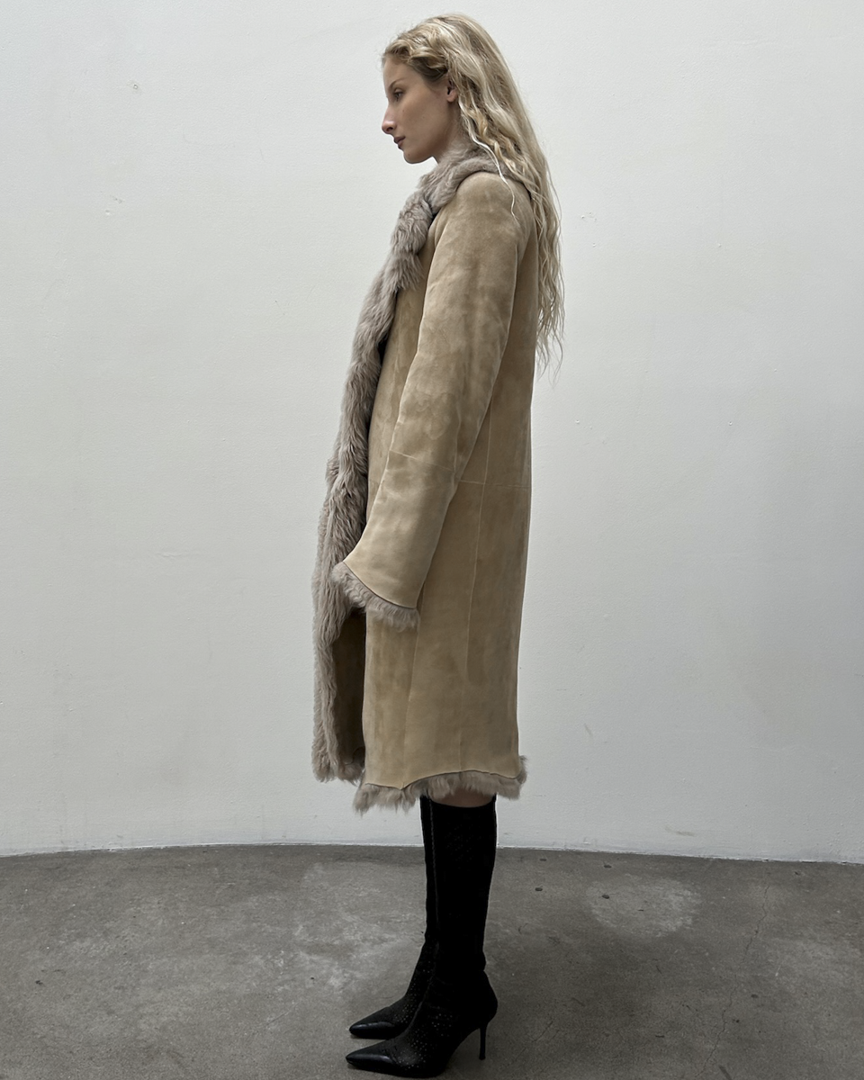 Strenesse Shearling Coat