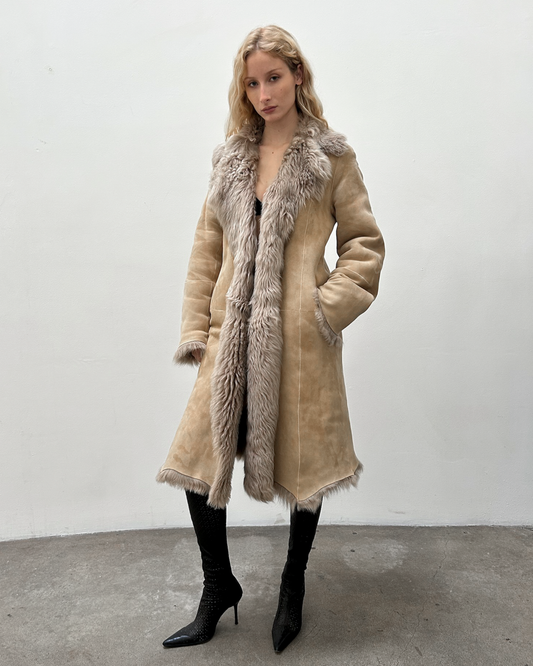 Strenesse Shearling Coat