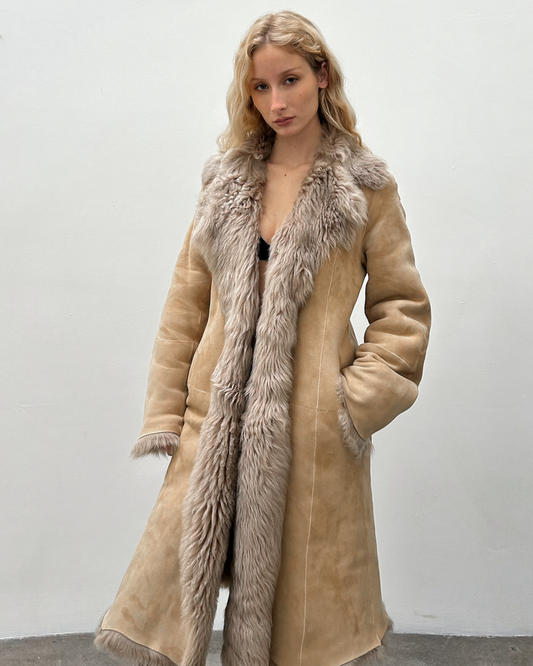 Strenesse Shearling Coat