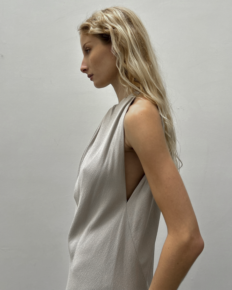 Rick Owens FW2011 Silk Draped Dress