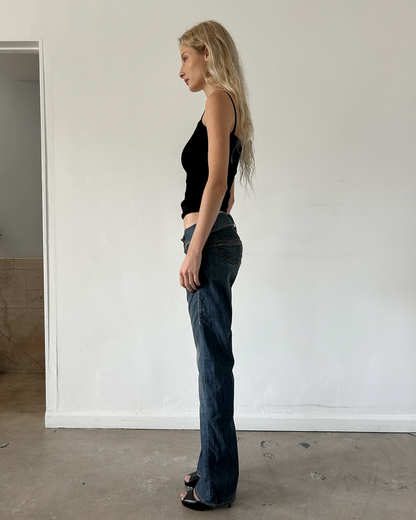 Replay Low Rise Straight Leg Denim