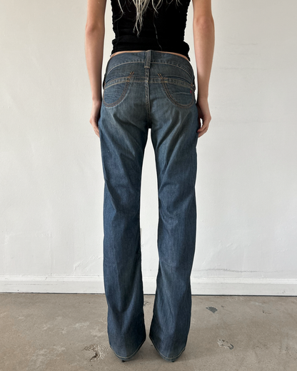 Replay Low Rise Straight Leg Denim