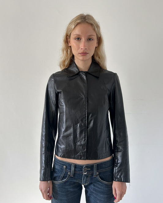 Costume National Leather Jacket