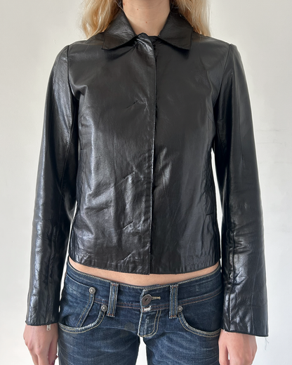 Costume National Leather Jacket