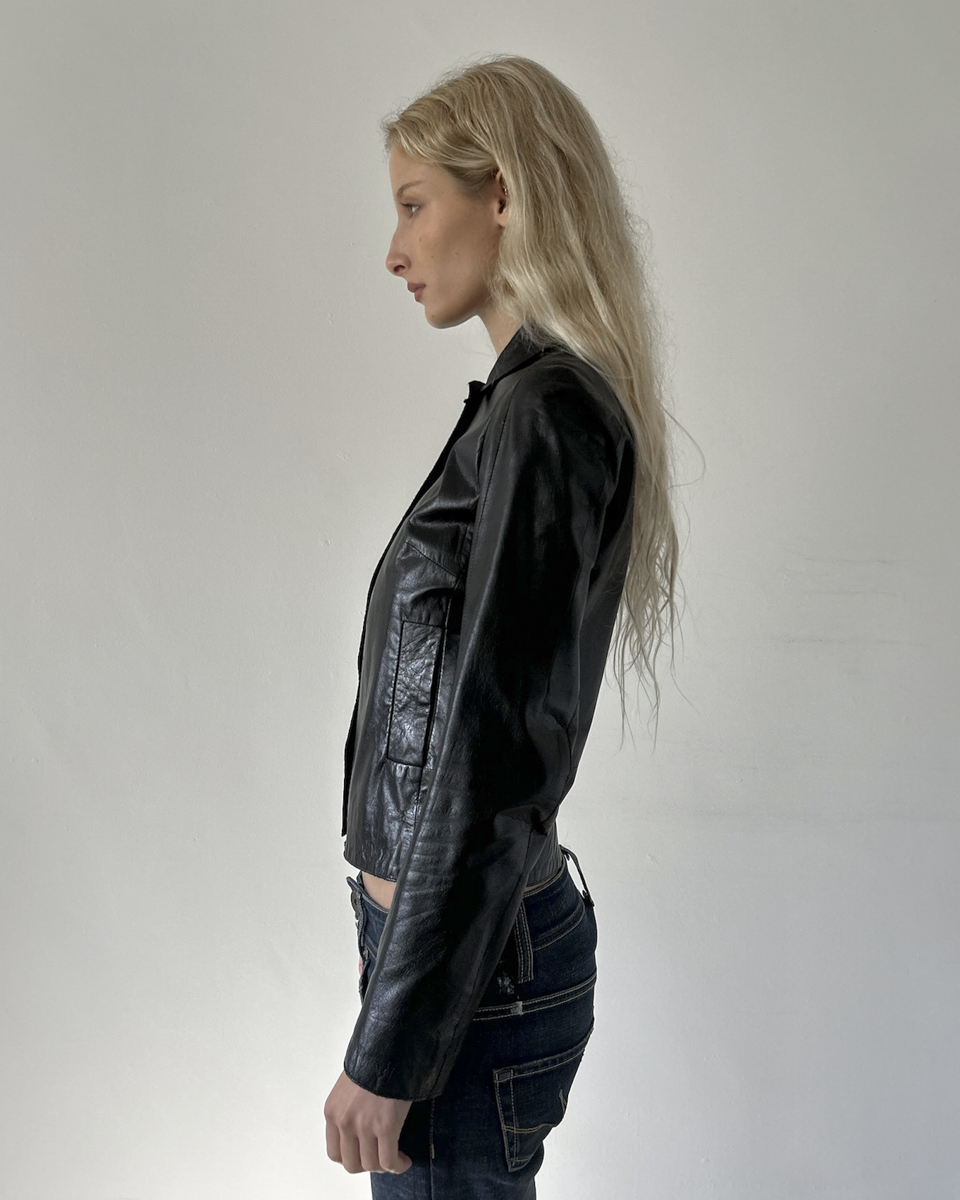 Costume National Leather Jacket