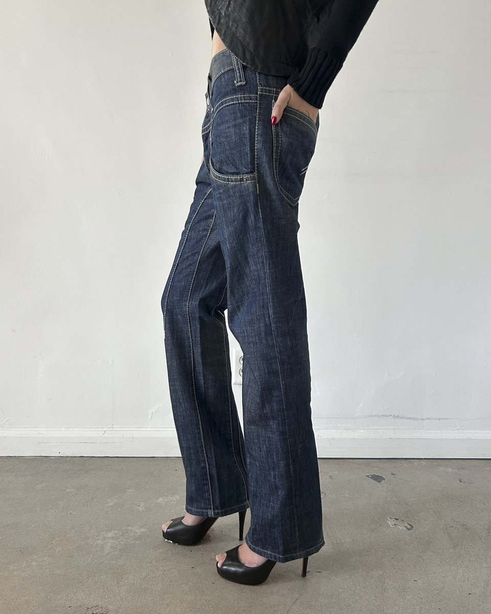 Neil Barrett Double Waist Denim