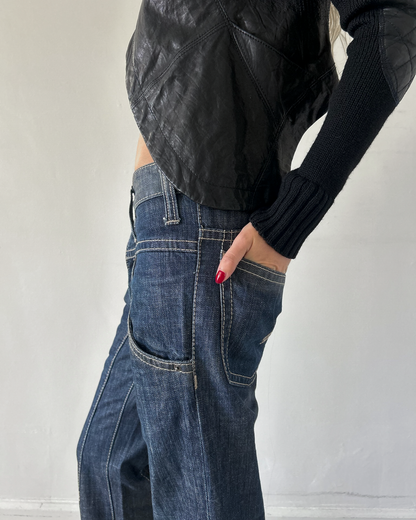 Neil Barrett Double Waist Denim