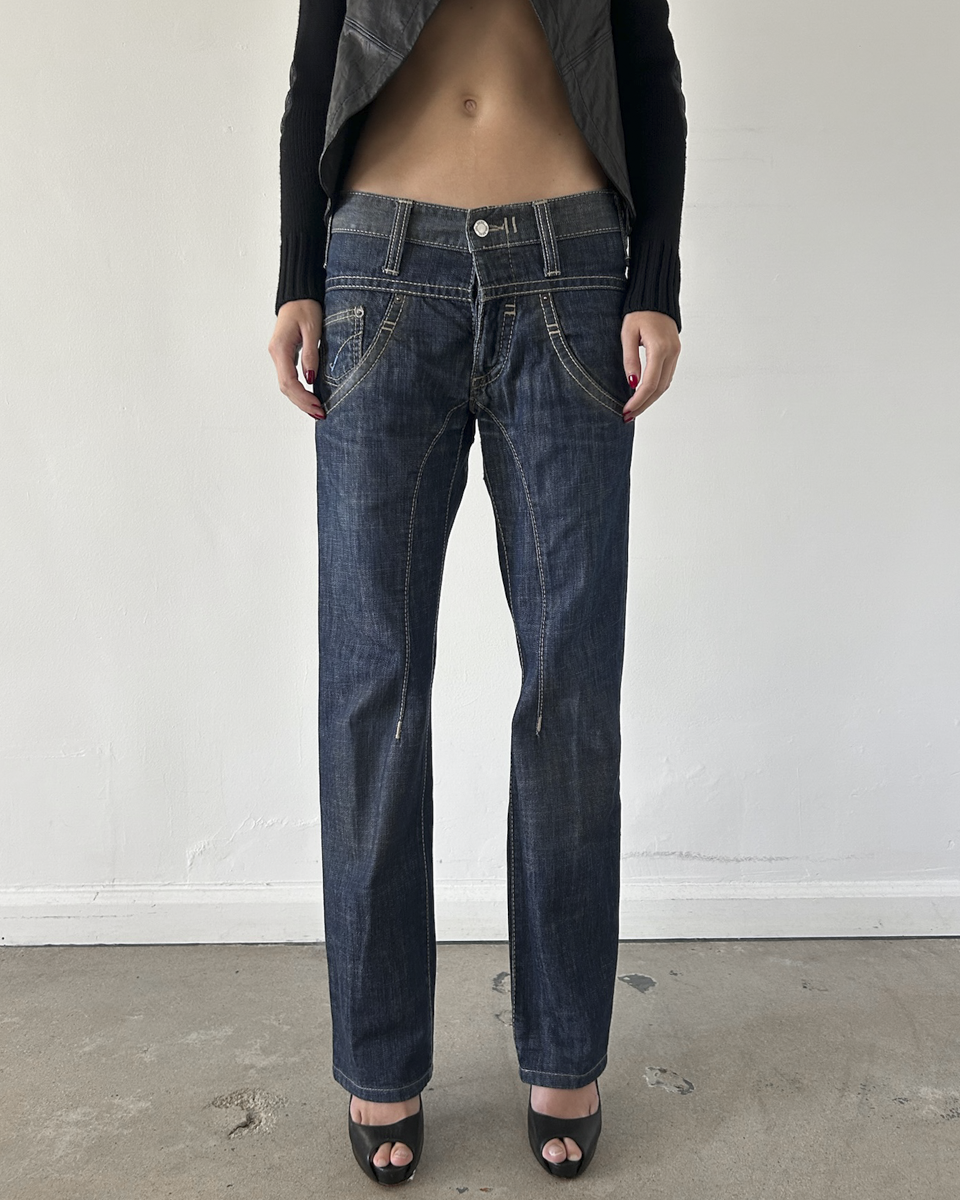 Neil Barrett Double Waist Denim