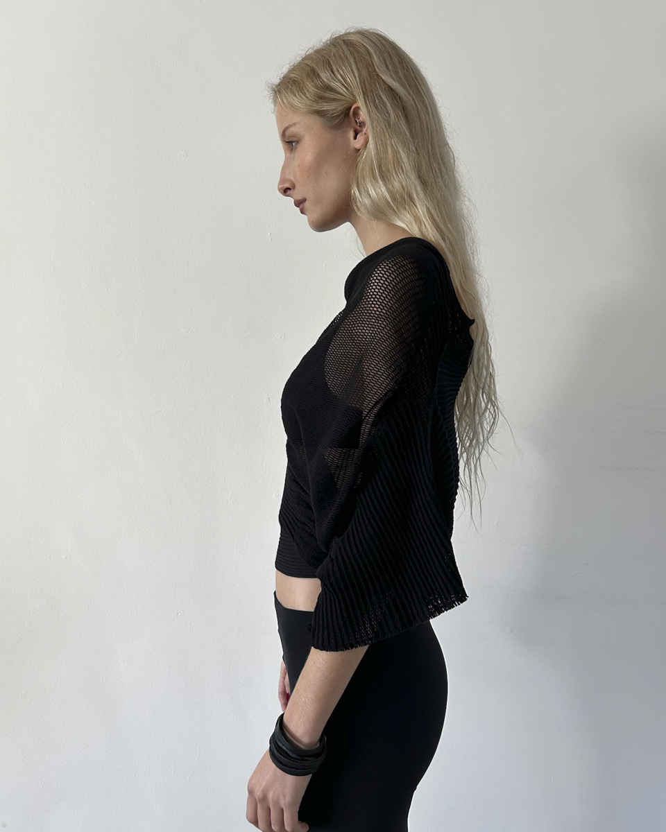 Issey Miyake A-POC Sheer Knit Top