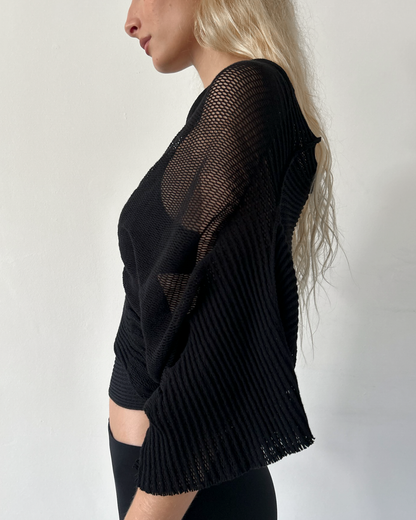 Issey Miyake A-POC Sheer Knit Top
