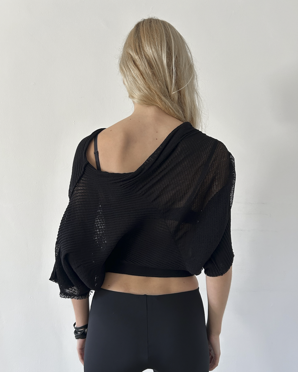 Issey Miyake A-POC Sheer Knit Top