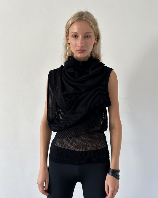 Issey Miyake A-POC Sheer Knit Top