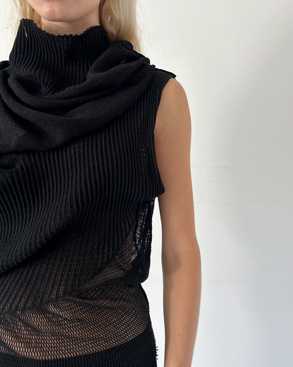 Issey Miyake A-POC Sheer Knit Top