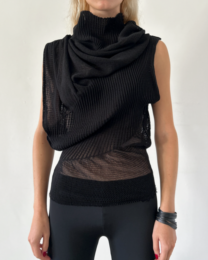 Issey Miyake A-POC Sheer Knit Top