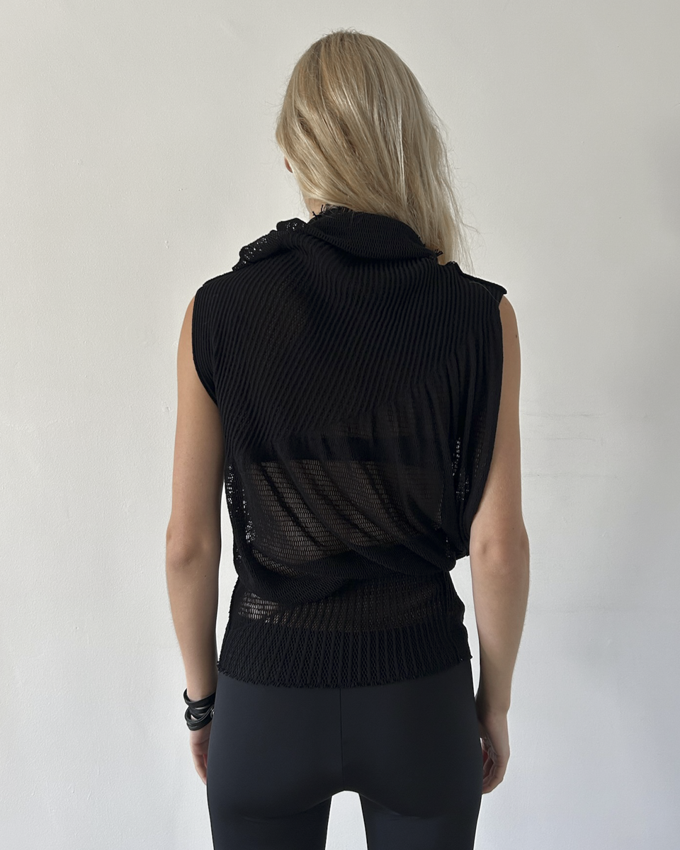 Issey Miyake A-POC Sheer Knit Top