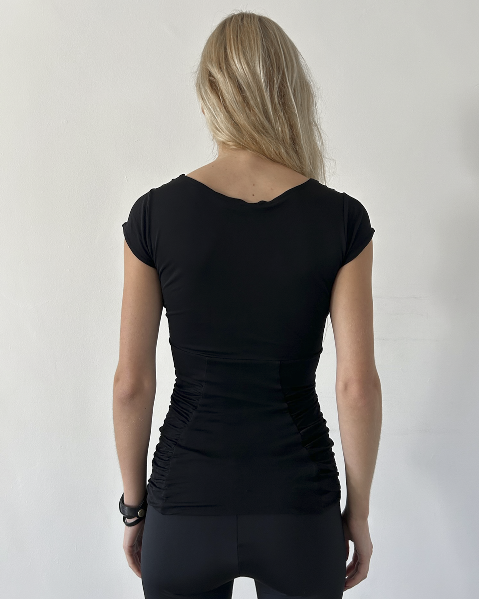 Gucci by Tom Ford  V-Neck Rouged Top