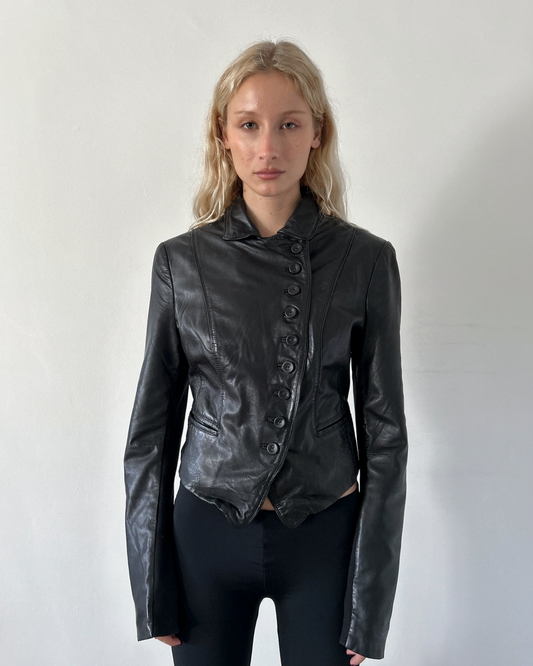 Muuba Leather Napoleon Jacket