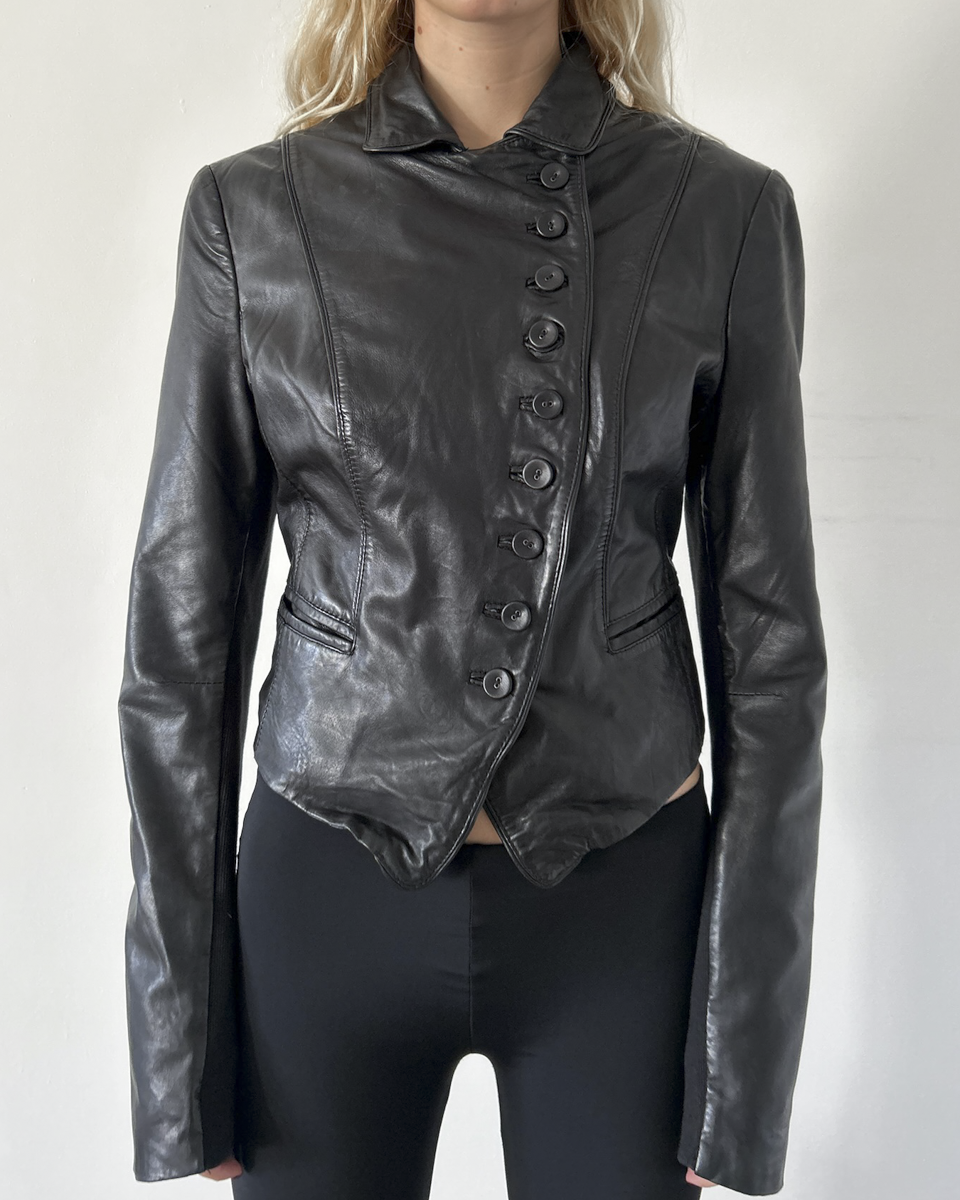 Muuba Leather Napoleon Jacket