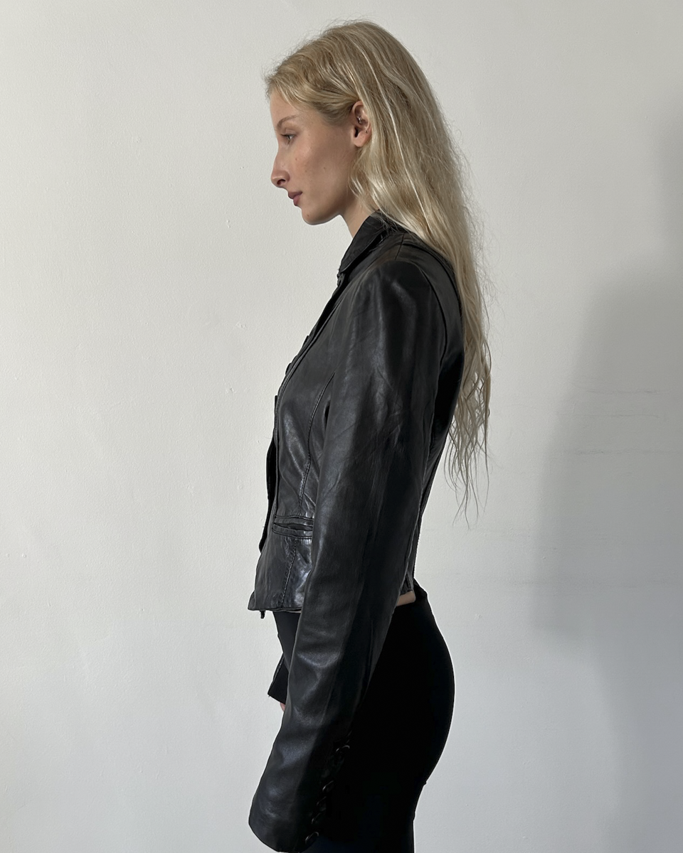 Muuba Leather Napoleon Jacket