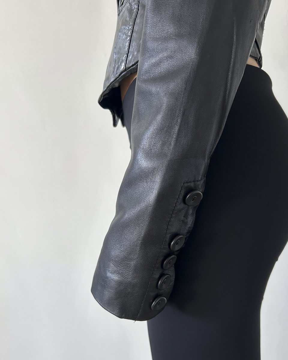Muuba Leather Napoleon Jacket