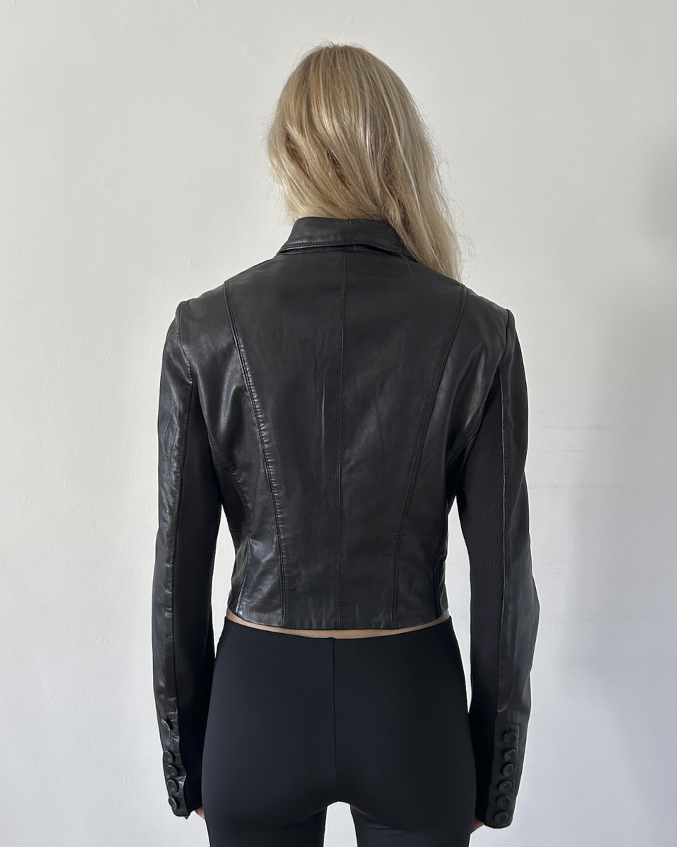 Muuba Leather Napoleon Jacket