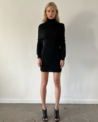 Versus Gianni Versace Off-The-Shoulder Knit Dress