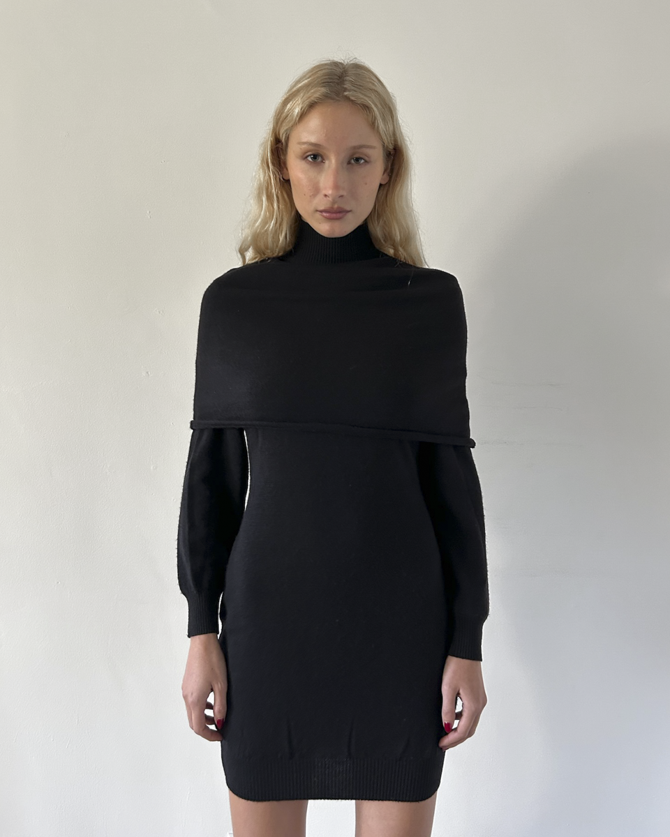 Versus Gianni Versace Off-The-Shoulder Knit Dress