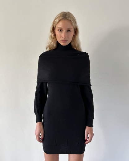 Versus Gianni Versace Off-The-Shoulder Knit Dress