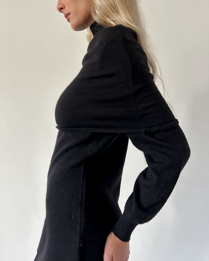 Versus Gianni Versace Off-The-Shoulder Knit Dress