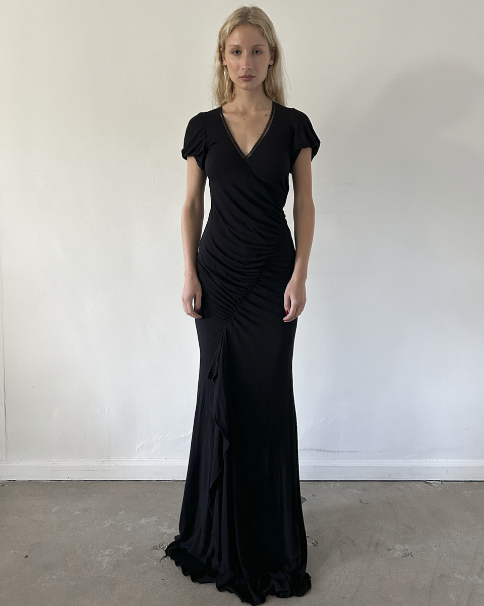 Ungaro Fuschia Maxi Dress