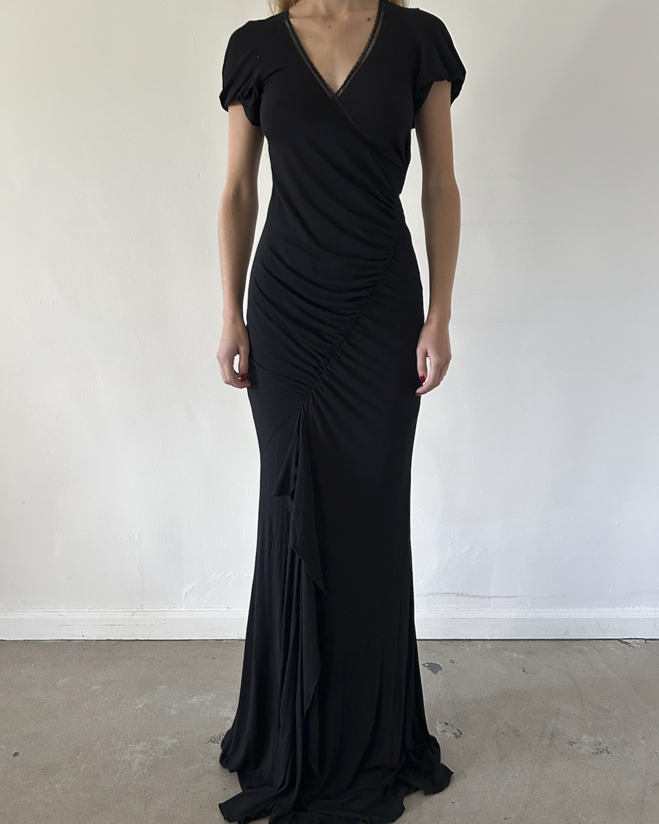 Ungaro Fuschia Maxi Dress