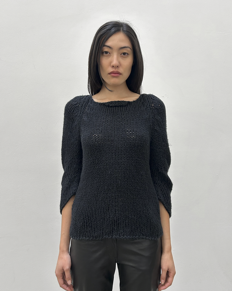Y’s Yohji Yamamoto Open Weave Knit