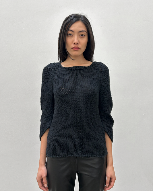 Y’s Yohji Yamamoto Open Weave Knit